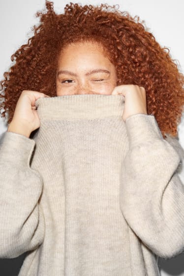Femmes grandes tailles - CLOCKHOUSE - Pullover - crème