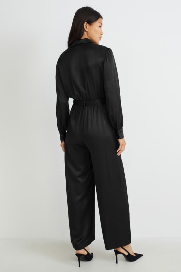 Dames - Jumpsuit - zwart