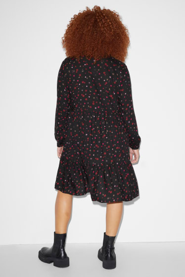 Donna - CLOCKHOUSE - vestito - a fiori - nero