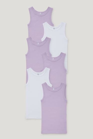 Toddler Girls - Multipack of 6 - vest - light violet