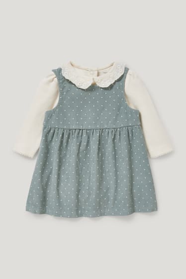 Baby Girls - Babyoutfit - 2-delig - mintgroen