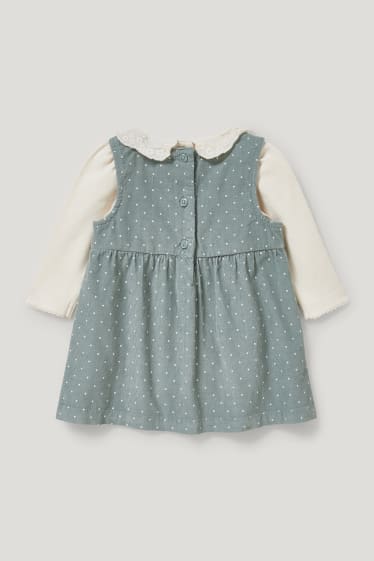 Baby Girls - Babyoutfit - 2-delig - mintgroen