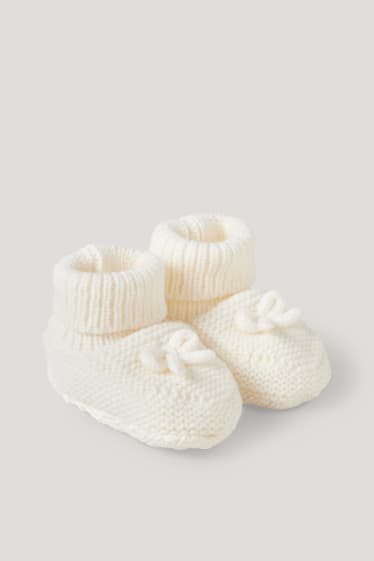 Baby Girls - Baby booties - cremewhite