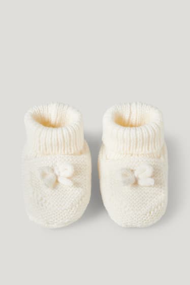 Baby Girls - Baby booties - cremewhite