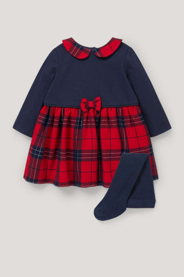 Baby Girls - Baby-Outfit - 2 teilig - dunkelblau