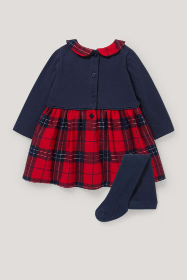 Baby Girls - Baby-Outfit - 2 teilig - dunkelblau