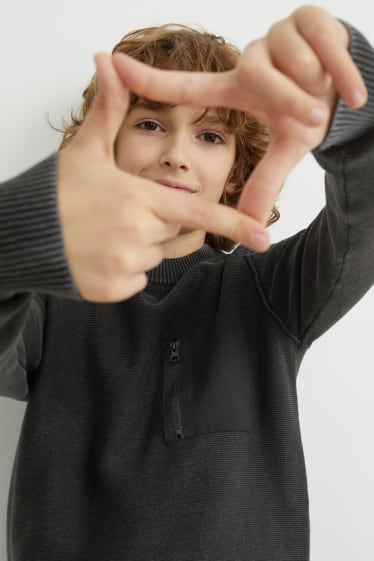 Kids Boys - Pullover - schwarz