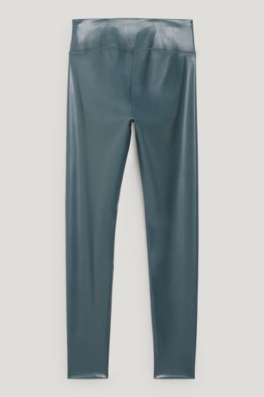 Clockhouse niñas - CLOCKHOUSE - leggings - polipiel - verde oscuro