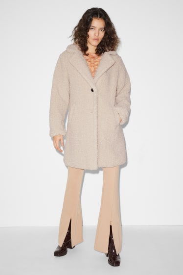 Clockhouse Girls - CLOCKHOUSE - Teddy-Mantel - hellbeige