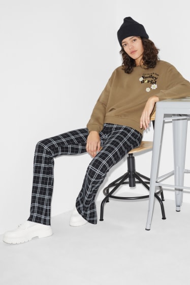 Clockhouse femme - CLOCKHOUSE - sweat - SmileyWorld® - beige