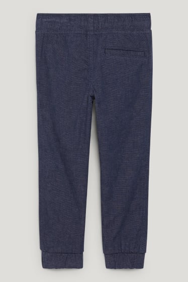 Toddler Boys - Slim jeans - thermojeans - donkerblauw