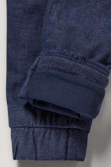 Toddler Boys - Slim jeans - thermojeans - donkerblauw