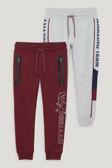 Exklusiv Online - Multipack 2er - Jogginghose - bordeaux