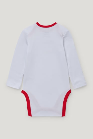 Baby Girls - Body niemowlęce - bawełna bio - biały