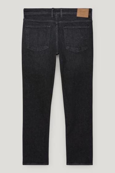 Herren - Tapered Jeans mit Hanffasern - LYCRA® - schwarz