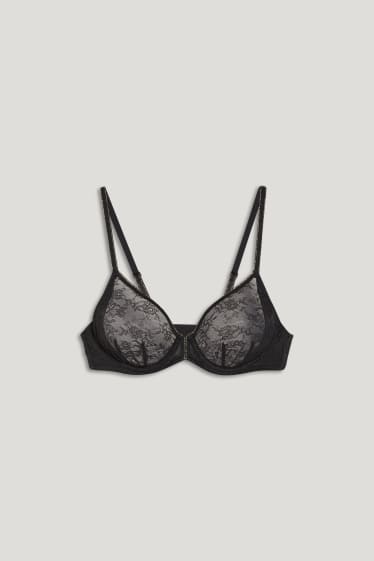 Femmes - Soutien-gorge avec armatures - noir