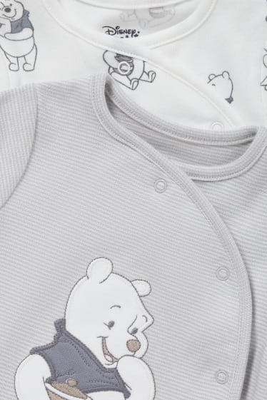 Baby Boys - Multipack of 2 - Winnie the Pooh - baby sleepsuit - gray
