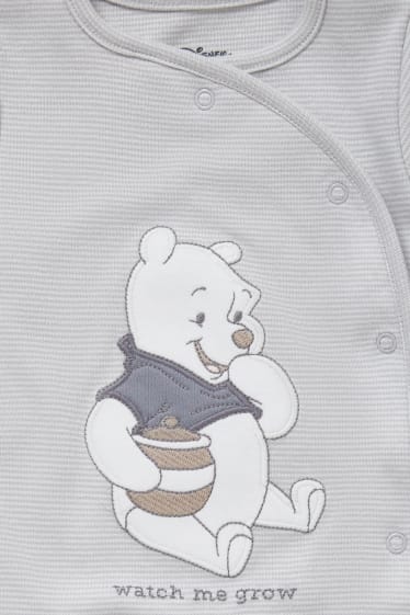 Baby Boys - Multipack of 2 - Winnie the Pooh - baby sleepsuit - gray