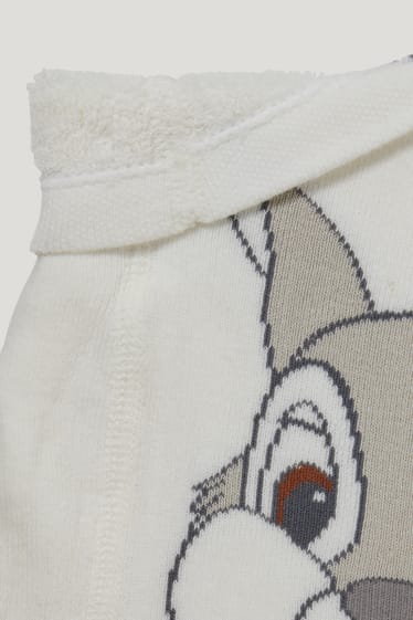 Bébé filles - Bambi - collants bébé - à pois - blanc pur
