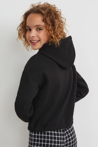 Kids Girls - Snoopy - Halloween-Hoodie - schwarz