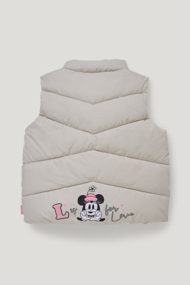 Nadó nena - Minnie Mouse - armilla embuatada - gris clar