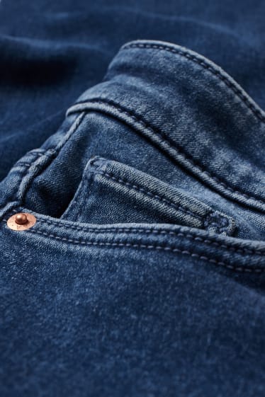Dona - Skinny jeans - cintura alta - pantalons tèrmics - LYCRA® - texà blau