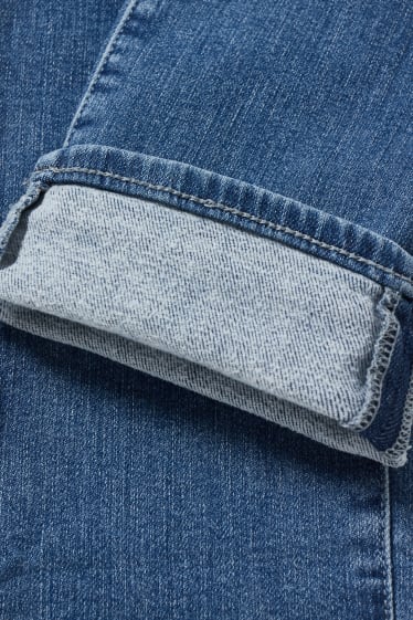 Femei - Slim jeans - talie medie - jeans termoizolanți - LYCRA® - denim-albastru