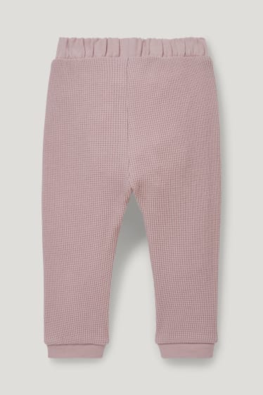Baby Girls - Pantaloni de trening bebeluși - roz