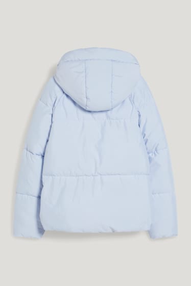 Clockhouse Girls - CLOCKHOUSE - quilted jacket with hood - light blue