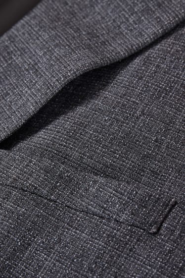 Hombre - Americana - colección modular - slim fit - Flex - LYCRA® - gris oscuro