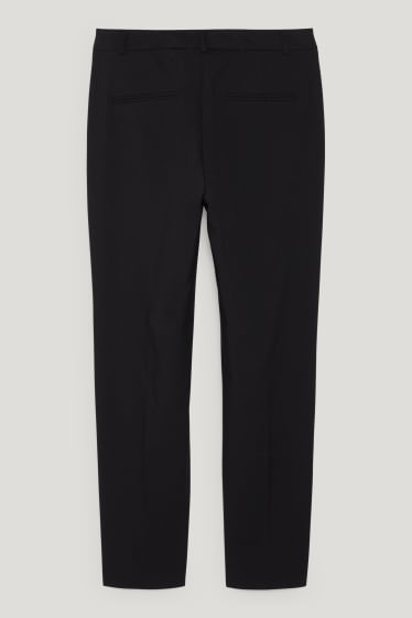 Women - Business trousers - regular fit - recycled - black