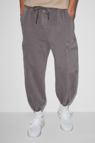 Clockhouse pro kluky - CLOCKHOUSE - cargo kalhoty - loose fit - šedá
