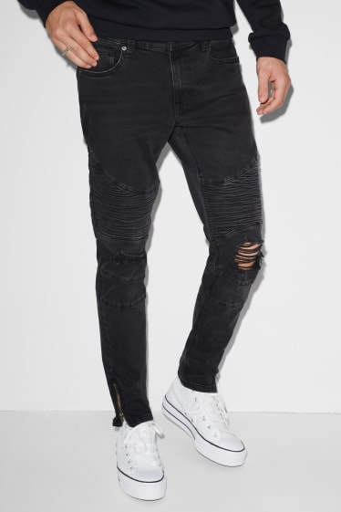 Clockhouse Boys - CLOCKHOUSE - skinny jeans - LYCRA® - black