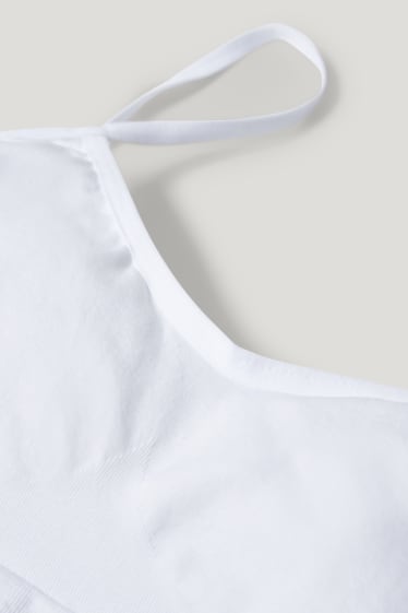 Damen - Multipack 2er - Bustier - seamless - LYCRA® - weiss