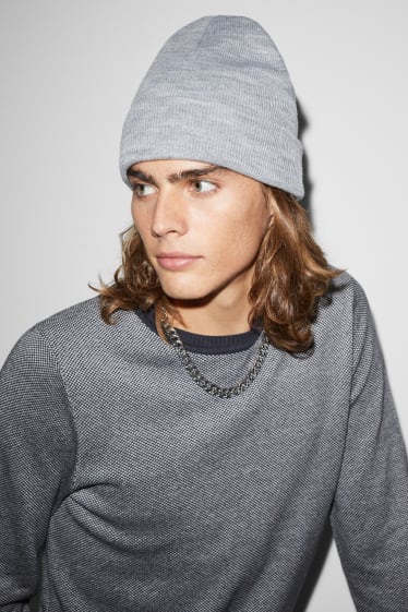 Clockhouse homme - CLOCKHOUSE - pull - bleu foncé / blanc crème