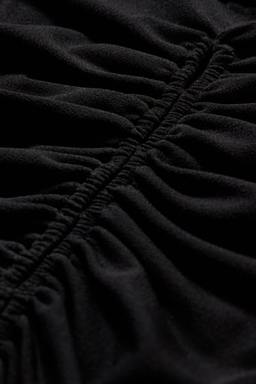 Exclusief online - CLOCKHOUSE - crop longsleeve - zwart