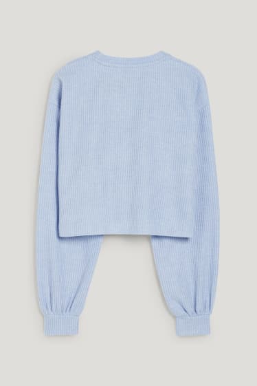 Clockhouse niñas - CLOCKHOUSE - jersey crop - azul claro