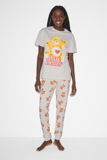 Clockhouse femme - CLOCKHOUSE - pantalon de pyjama - Bisounours - blanc