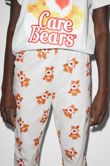 Clockhouse femme - CLOCKHOUSE - pantalon de pyjama - Bisounours - blanc