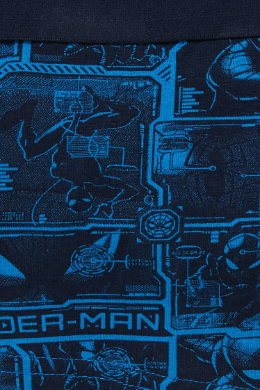 Toddler Boys - Set van 2 - Spider-Man - boxershorts - donkerblauw
