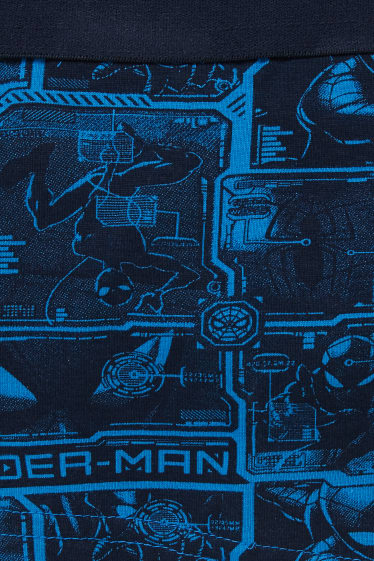 Niños - Pack de 2 - Spider-Man - boxers - azul oscuro
