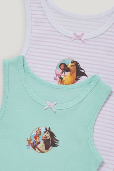 Toddler Girls - Multipack 2 buc. - Spirit - maiou - verde mentă