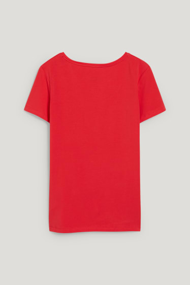 Femmes - T-shirt - rouge