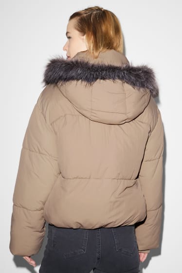 Clockhouse Girls - CLOCKHOUSE - giacca trapuntata con cappuccio - beige