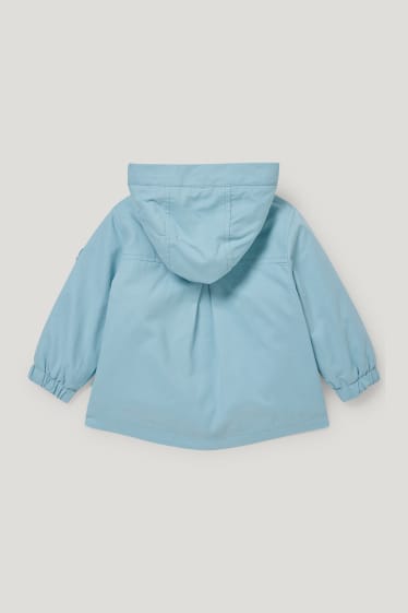 Baby Girls - 2-in-1-babyjas met capuchon - lichtblauw