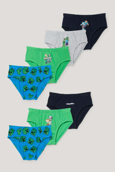 Toddler Boys - Multipack 7 buc. - Minecraft - chiloți - negru