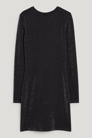 Clockhouse Girls - CLOCKHOUSE - vestito - effetto brillante - nero