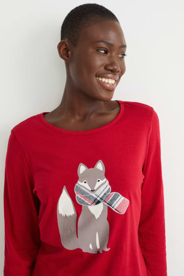 Dames - Pyjama - rood
