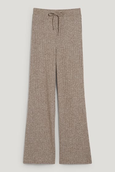 Clockhouse Girls - CLOCKHOUSE - knit trousers - brown-melange