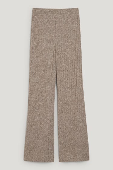 Clockhouse Girls - CLOCKHOUSE - knit trousers - brown-melange